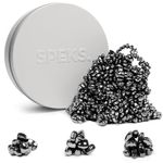Speks Crags Ferrite Putty, Over 1,000 Ferrite Stones in a Matte Metal Tin, Seriously Satisfying Fidget Toys for Adults and Desk Toys for Office - White, 650g