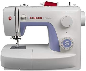 Singer Sewing Machine, White and Lavender