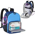 Luxja Feeding Tube Backpack Fits 500ml Bag and Enteral Feeding Pump (Compatible with EnteraLite Infinity and Kangaroo Joey), Feeding Tube Bag for G Tube, J Tube and GJ Tube, Blue (Bag Only)