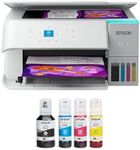 Epson EcoTank ET-2988 Wireless All-in-One Color Supertank Printer with up to 3 Years of Ink, Refillable Tanks, Perfect for Home, 15 PPM, 1.44" Color Screen, Auto 2-Sided Printing (Renewed)