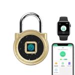 eLinkSmart Gym Locker Digital Padlock,Opening by Fingerprint or Remote via Phone App, Keyless, Unlock Record, IP65 Waterproof, Anti-Theft