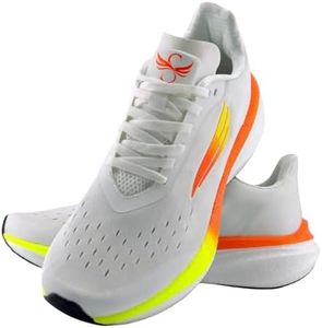 Swift Running APUS Women’s Carbon Plate Running Shoes – Lightweight White Trainers for Marathon, Tempo Runs, and Long Distance - White Sneaker APUS 10/Regular