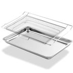 NX-AA5000RS Air Fryer Tray Replacement for Samsung Oven Parts Air Fryer Basket 24.7 x 16.5 In Air Fryer Oven Rack 304 Stainless Steel DG75-01001C NE63A6511SS Samsung Oven Accessories 1 Set