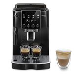 De'Longhi Magnifica Start ECAM220.22.GB, Automatic Coffee Machine with Milk Nozzle, Bean to Cup Espresso Machine with 4 One-Touch Recipes, Soft-Touch Control Panel, 1450W, Black