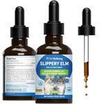 Pet Wellbeing Slippery Elm for Cats - Organic Herb, Supports Healthy Digestive Tract, Gut Lining, Throat Comfort, Lower Urinary Tract Health - Herbal Supplement 2 oz (59 ml)