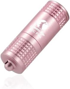 LUMINTOP LED Flashlight, Keyring Flashlight Rechargeable, EDC Pico, Super Bright Micro Rechargeable Mini Flashlight with Built-in Battery and USB Cable