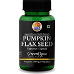 GreenOpia Pumpkin and Flaxseed Oil 60 Vegetarian Capsules | Prostate Health