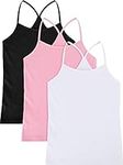 Boao 3 Pieces Girls Dance Tank Tops