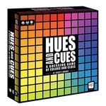 USAOPOLY HUES and CUES Vibrant Color Guessing Game Perfect for Family Game Night Connect Clues and Colors Together 480 Color Squares to Guess from