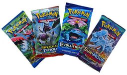 Pokemon TCG: 4 Booster Packs – 40 Cards Total| Value Pack Includes 4 Blister Packs of Random Cards | 100% Authentic Branded Pokemon Expansion Packs