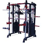 GAMMA FITNESS Steel Multi Home Gym FTS-108 - Functional Trainer with Smith Machine and PEC Fly with Rear DELT