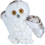 Wild Republic Snowy Owl Plush, Stuffed Animal, Plush Toy, Gifts for Kids, Cuddlekins Mini, 8 Inches