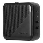 TARGUS - Accessories 100W GAN Charger Multi Port – with Travel Adapters (Black)