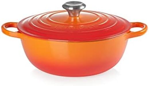 Le Creuset Signature Enamelled Cast Iron La Marmite Casserole Dish With Lid, 26 cm, 4.1 Litres, Volcanic, 21114260900430
