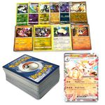 Premium Card Bundle - 50 Cards Including 10 Holos + 1x Special Rare in Toploader Compatible With Pokemon TCG