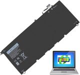 PW23Y Laptop Battery Compatible with Dell XPS 13 9360 P54G002 13-9360-D1605G 13-9360-D1605T 13-9360-D1609 13-9360-D1609G 13-9360-D1705G Series Replacement TP1GT RNP72 0RNP72 0TP1GT