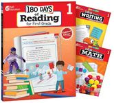 180 Days of Reading, Writing, and Math for First Grade 3-Book Set (180 Days of Practice)