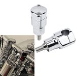 POWERJAMES Chrome Handlebar Risers Kit for Harley Springer Softail Heritage Softail Cross Bone Bad Boy