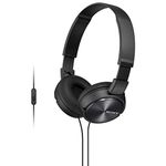 Sony SONY-MDRZX310AB Black Over - Head Built in Mike Headphones