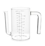 MasterClass Glass Gravy/Fat Separator Jug, 450ml / 2 cups / 16 fl oz capacity, 7.9 x 14.5 x 12.5 cm