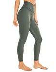 CRZ YOGA Women's Naked Feeling I High Waist Tight Yoga Pants Workout Leggings - 25 Inches Grey Sage 8