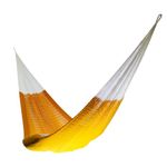 Handmade Hammocks - Hammocks Rada Handmade Yucatan Hammock - Artisan Crafted in Central America - Fits Most 12 Ft. - 13 Ft. Stands - Carries Up to 330 Lbs. - Single Size(Gold)