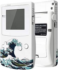 IPS Ready Upgraded eXtremeRate The Great Wave Replacement Shell Full Housing Cover w/Buttons for Gameboy Color – Fit for GBC OSD IPS & Regular IPS & Standard LCD – Console & IPS Screen NOT Included