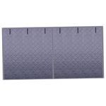Garage Door Insulation, 8x7ft Insulated Cotton Garage Door Screen Curtain Waterproof Windproof Soundproof for Winter, Grey