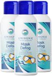 Stream2Sea Mask Defog Biodegradable Defogger Coating, Reef Friendly Anti Fog Mask For Glasses, Snorkel Mask, Scuba Divers, Ski Goggles and Sports Glasses Equipment, Paraben Free, 2 Fl Oz Pack of 3