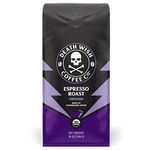 Death Wish Coffee, Organic and Fair Trade Espresso Roast Ground Coffee, 14 ounce