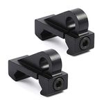 Tactical Rifle Aluminum Sling Swivel Hook Mount Attachment for 20mm Picatinny Weaver Rail Adapter Pack of 2