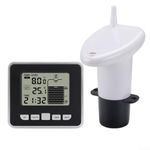 Liquid Level Meter, Oil Tank Level Monitor, Multifunctional Water Tank Level Gauge With Indoor Temperature Gauge