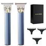 BarberBoss Men Grooming Kit, T-Blade Hair Trimmer, 3 Guide Combs, USB Charging, Elegant Metal Body, Premium Hair Clipper Men, QR-2088