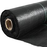 VEVOR 6.5FTx300FT Premium Weed Barrier Fabric Heavy Duty 3.2OZ, Woven Weed Control Fabric, High Permeability Good for Flower Bed, Geotextile Fabric for Underlayment, Polyethylene Ground Cover