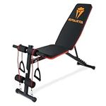 Adjustable and Foldable Weight Bench Weightlifting Utility Sit up ab Incline Decline Flat Bench Press for Full Body workout out Home Gym