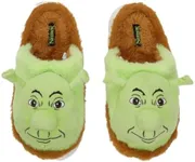 Shrek 3D Character Head Adult Brown & Green Slippers-L