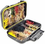 Kylebooker 100pcs Fly Fishing Flies Assortment Kit Dry Wet Flies Nymphs with Fly Box