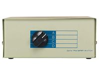 Cable Leader DB25 Manual Data Switch Box (4-Way)