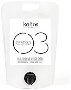 KALIOS - Huile d’Olive Cuvée 03 - BIB 2,5L - Grèce - Vierge Extra - Récoltées à la Main - Monovariétale KORONEIKI