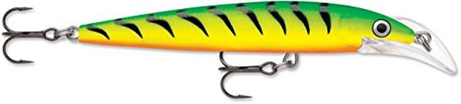 Rapala Scrdhj10': Scatter Rap Deep Husky Jerk 10 Firetiger, SCRDHJ10FT