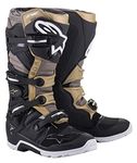 ALPINESTARS Mens Tech 7 Enduro Drystar Boot (Color - Black Grey Gold,Size - Us 9) - Motorcycle Enduro Off Road Touring Boots