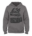 E36 3 SERIES Grunge Style Men's Hoodie