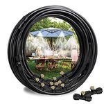 Moradiya Fresh Misting System Outdoor Cooling Mist System Drip Irrigation Mister with Misting Nozzle Spinklers for Home Garden Patio (5 Misting Dripp 5mtr Pipe, Multi)