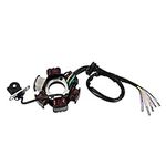 GOOFIT 6 Coil Magneto Stator Ignition Generator Replacement For GY6 50cc 70cc 90cc 110cc 125cc Moped ATV Dirt Bike