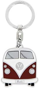 BRISA VW Collection - Llavero de Metal esmaltado T1 Camper Bus (Frente/Rojo)