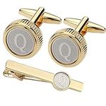 GWD Mens Cufflinks Tie clips set Se