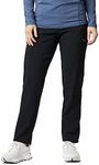 Columbia Women's Back Beauty Highrise Warm Winter Pant, UPF 50 Sun Protection Black