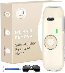 Haarlosy IPL Hair Removal Device, Painless & Efficient Salon Quality Result at Home, IGBT Laser Hair Remover for Women and Men, Long Lasting Smoothness for Bikini Line, Face, Body, Retro Beige