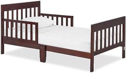 Dream On Me Finn Toddler Bed in Espresso, Greenguard Gold and JPMA Certified, Non-Toxic Finish, Made of Sustainable New Zealand Pinewood, Wooden Nursery Furniture