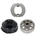 labwork Rear Brake Drum Assembly Replacement for Honda Fourtrax 300 4X4 TRX300FW 1988-1996